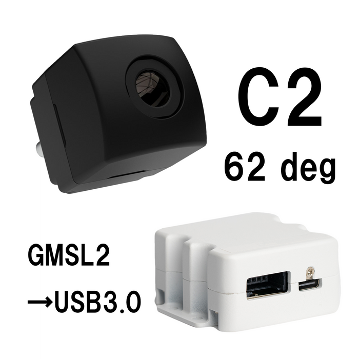《お取り寄せ商品》TIER IV C2 62 deg 車載HDRカメラ + GMSL2-USB3.0 変換キット