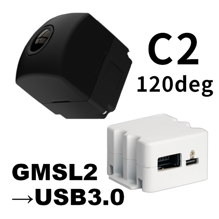 《お取り寄せ商品》TIER IV C2 120 deg 車載HDRカメラ + GMSL2-USB3.0 変換キット
