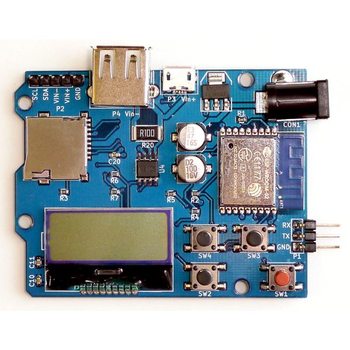 INA219搭載 電圧、電流、電力モニター基板 「ESP-PowerMonitor」（USB）