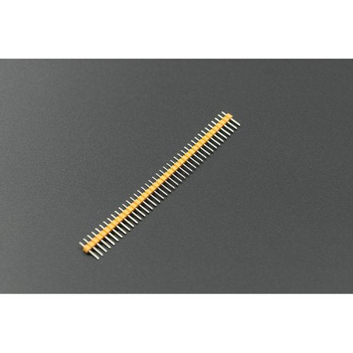 《お取り寄せ商品》0.1″ (2.54 mm) Arduino Male Pin Headers (Straight Yellow 10pcs)--販売終了