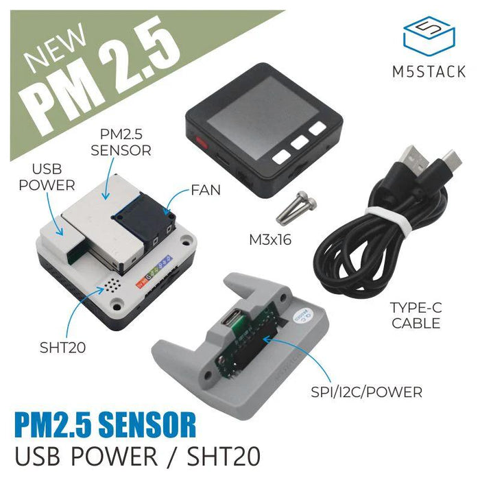 M5Stack PM2.5 大気質センサキット--在庫限り