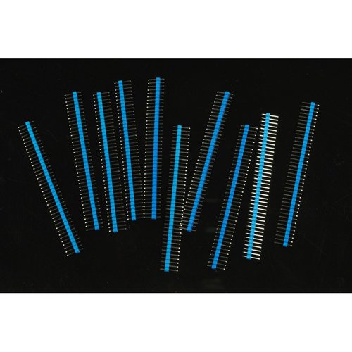 《お取り寄せ商品》0.1″ (2.54 mm) Arduino Male Pin Headers (Straight Blue 10pcs)