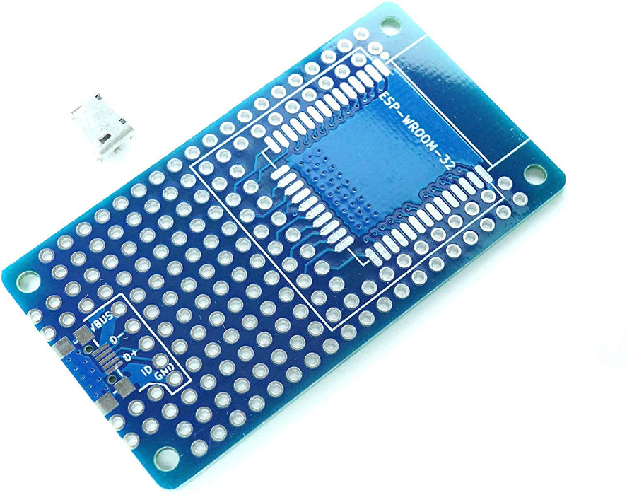 ESP-WROOM-32 プロト基板 S + USB micro B