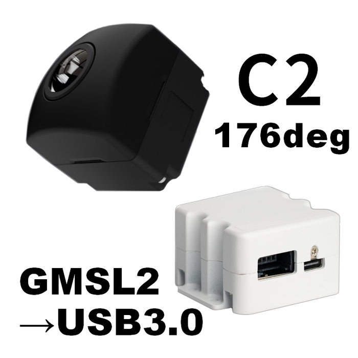 《お取り寄せ商品》TIER IV C2 176 deg 車載HDRカメラ + GMSL2-USB3.0 変換キット