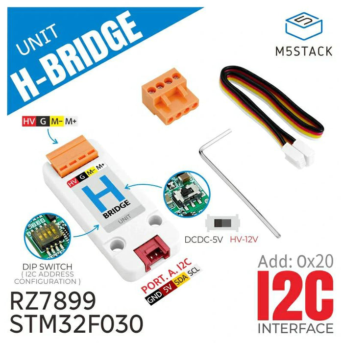 M5Stack用Hブリッジユニット（STM32F030）