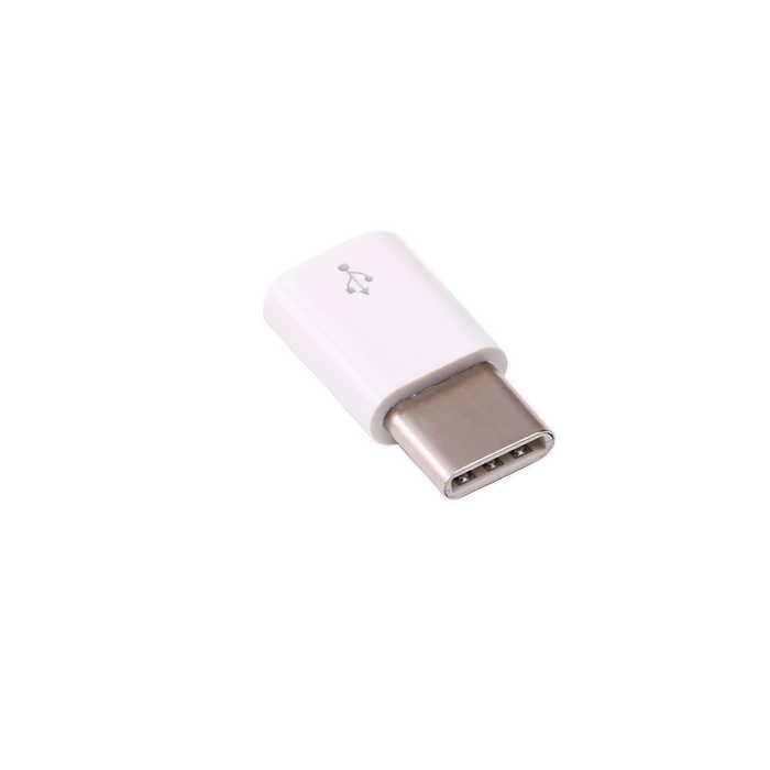 USB micro-B（オス）をUSB Type-C（オス）に変換するアダプタ
