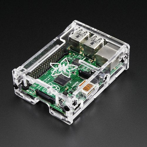 Pi Box - Raspberry Pi B+用ケース(透明) --販売終了