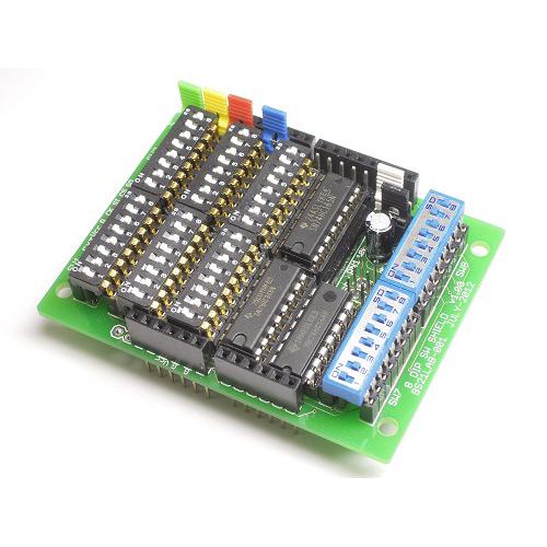 Arduino 用 8 DIP SW シールド(+8 DIP SW 付属版)