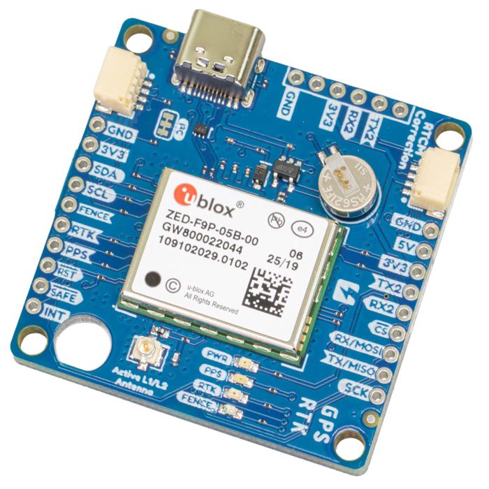 [新商品]ZED-F9P-05B搭載GPS-RTKピッチ変換基板ほか4点