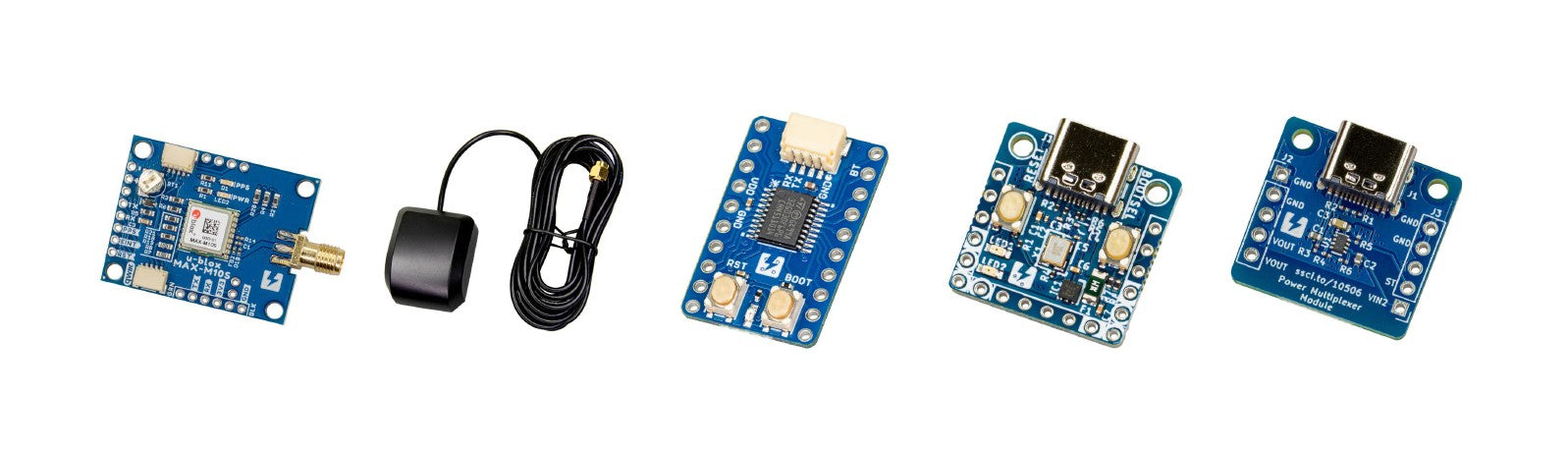 [新商品]MAX-M10S搭載 GNSSレシーバーモジュールほか4点