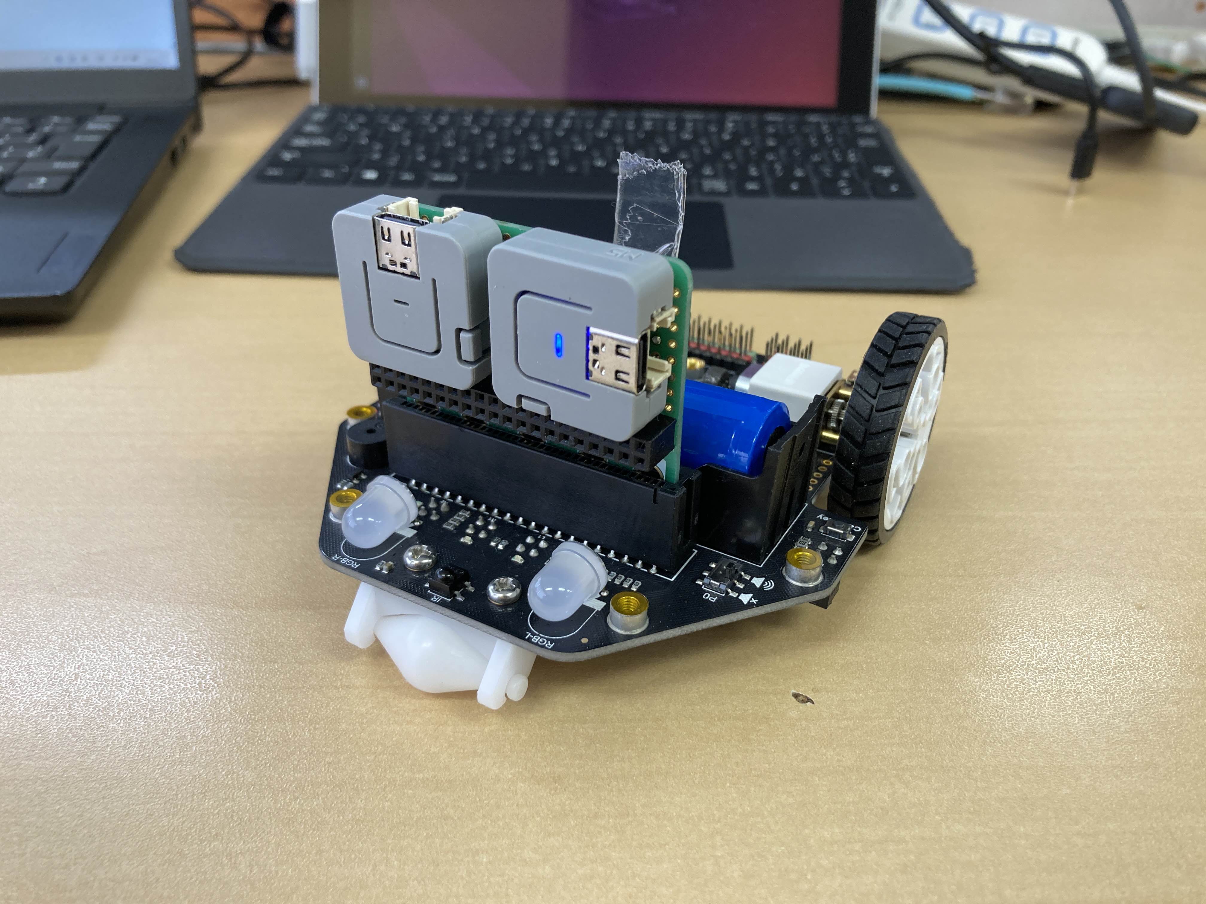 micro:bit向けロボットとM5Stackで1万円台から始める：ROS2ロボット開発