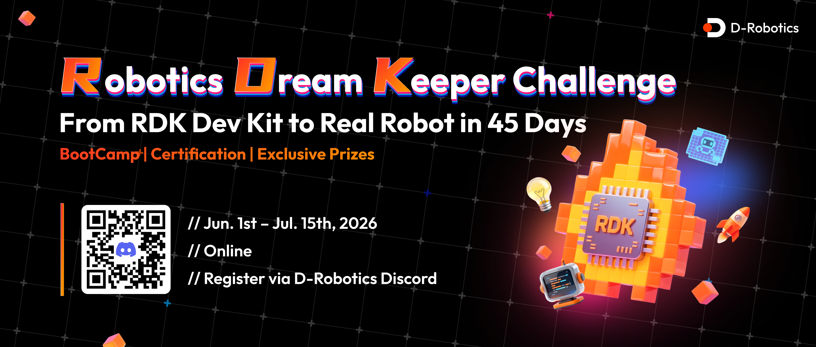 AIロボットSBC D-Roboticsでチュートリアル型のコンテスト 7月15日まで
