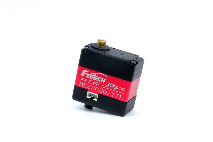 FEETECH HLS3620 定常回転ダブルシャフトシリアルバスサーボ（7.4V/360°/20kg）