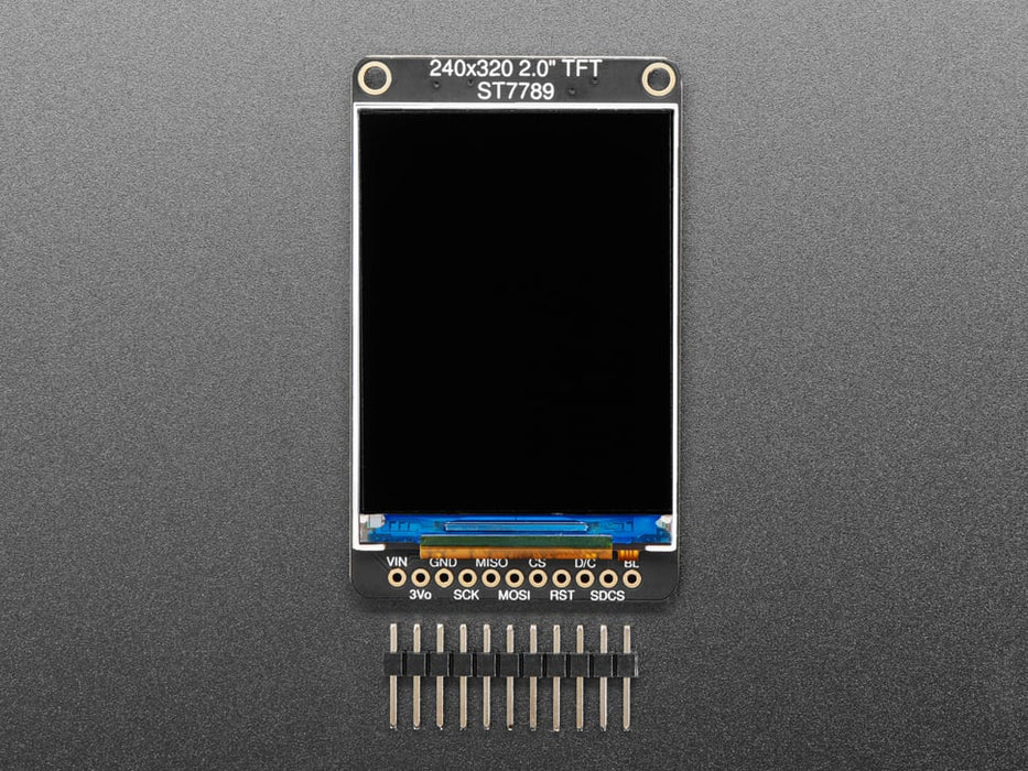 2インチ 320x240 IPSカラーディスプレイ（microSDスロット付き）