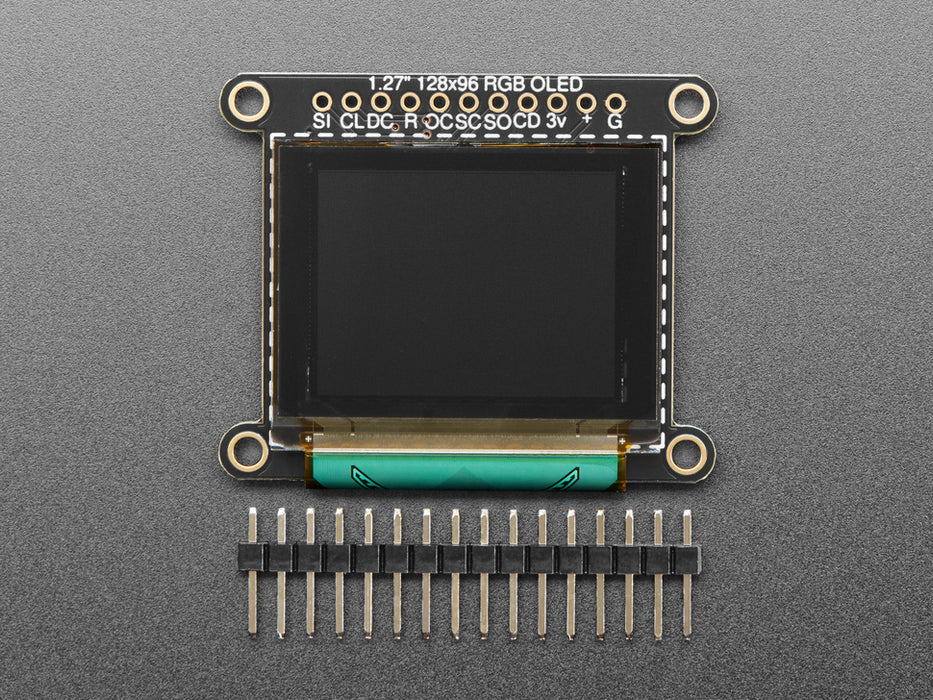 1.27インチ 16ビット色のOLEDディスプレイ(microSDスロット付き)