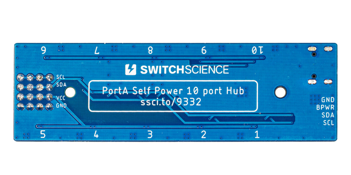 スイッチサイエンス M5Stack用PortA拡張セルフパワー10ポートハブ