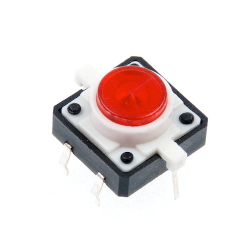 LED付きタクトスイッチ(赤)