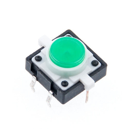 LED付きタクトスイッチ(緑)