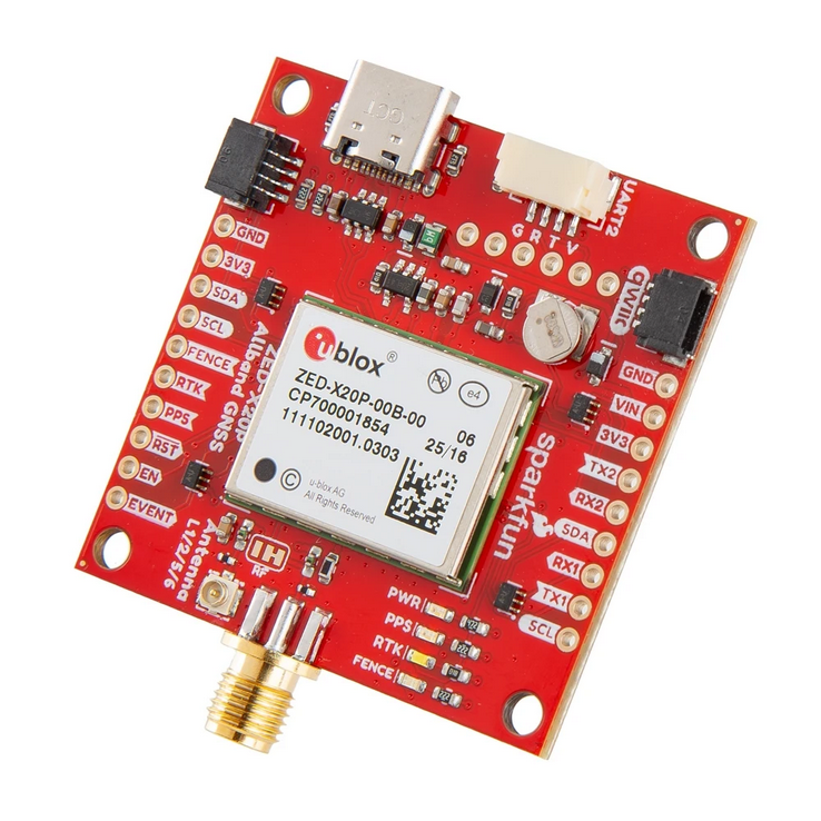 Qwiic - ZED-X20P搭載全バンド対応GNSS RTKモジュール — スイッチ