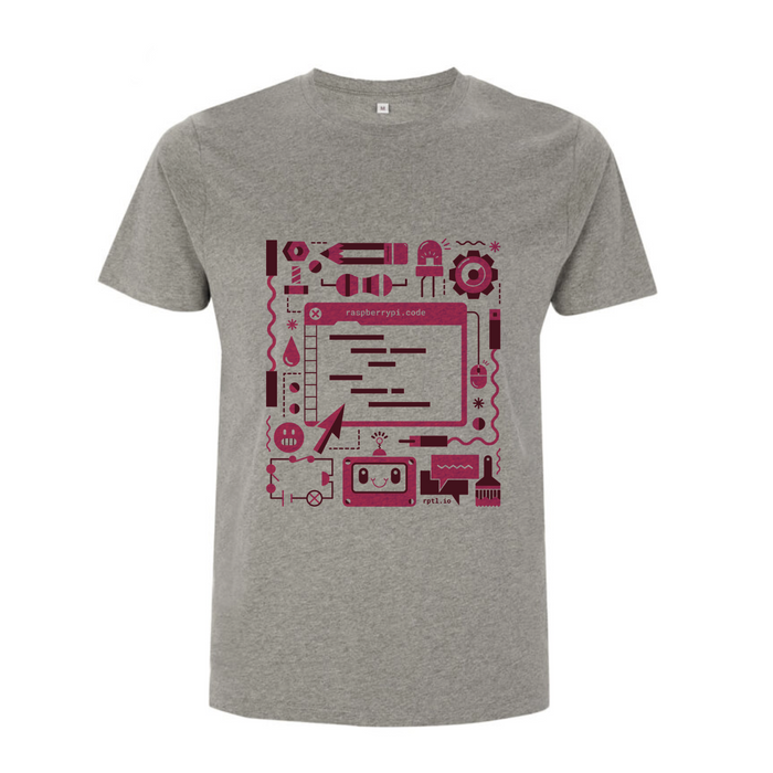 Raspberry Pi Colour Code T Shirt - Medium