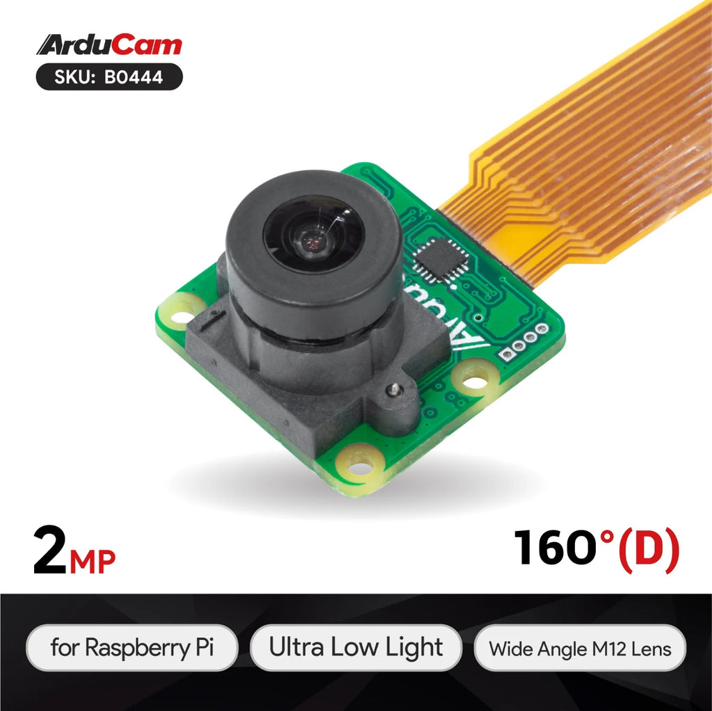 Arducam IMX462搭載 Raspberry Pi用低照度カメラ（IRカットフィルタ
