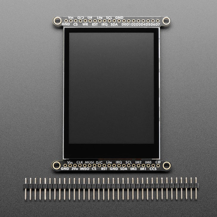 静電容量式 2.8インチ TFT タッチLCD ブレークアウトボード（microSD