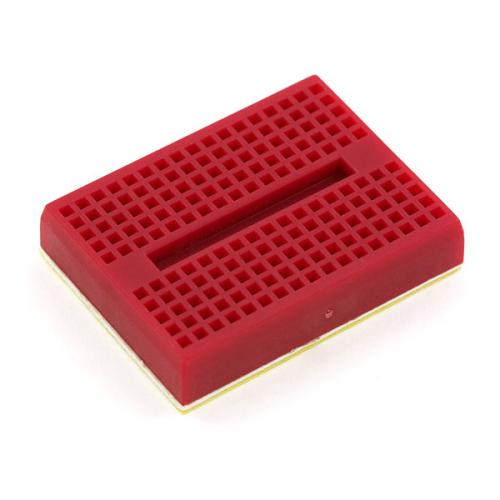 SparkFun 超小型ブレッドボード(赤)--販売終了