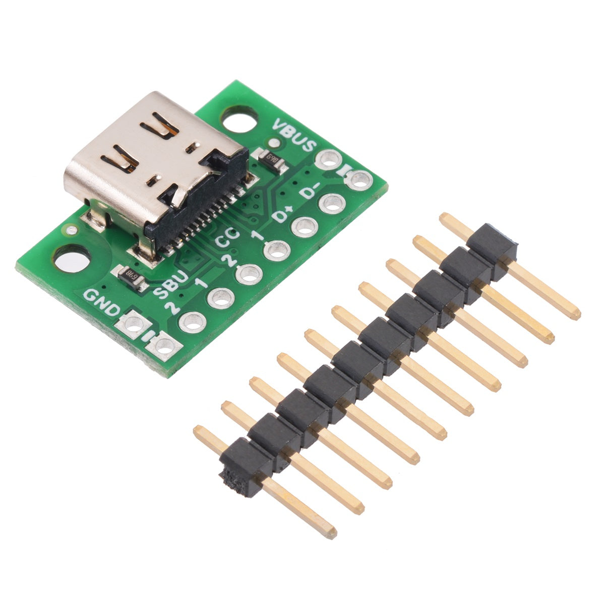 USB 2.0 Type-Cコネクタピッチ変換基板 — スイッチサイエンス