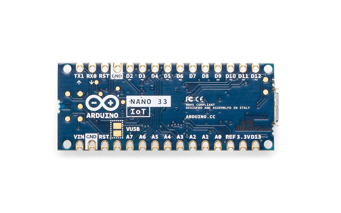 Arduino Nano 33 IoT（ピンヘッダ未実装）