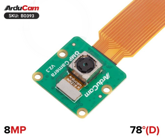 Raspberry Pi用オートフォーカスカメラモジュール(8MP / IMX219 Raspberry Pi用オートフォーカスカメラモジュール(8MP / IMX219
