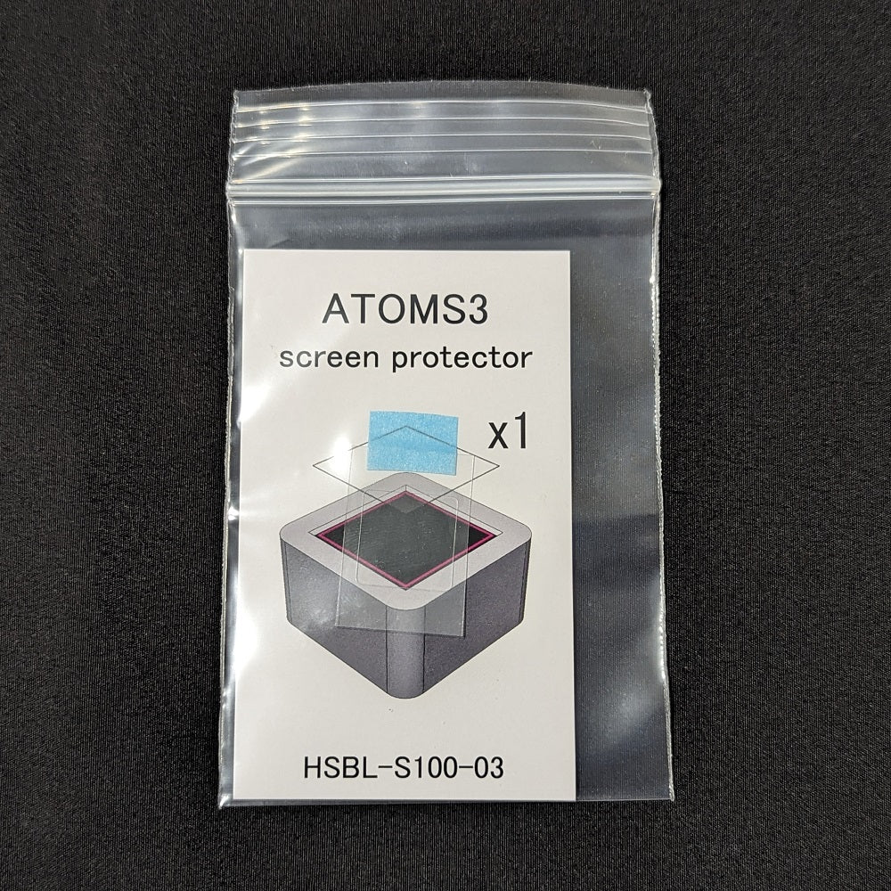 ハシビロ工業  ATOMS3用保護フィルム 1枚入り