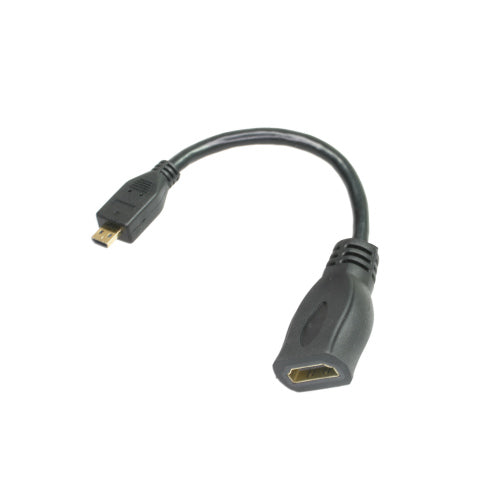 HDMI（オス）をMicro-HDMI（オス）に変換する短いケーブル（15cm）