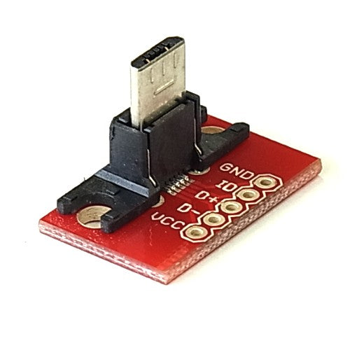USBマイクロB端子コネクタ・ピッチ変換基板