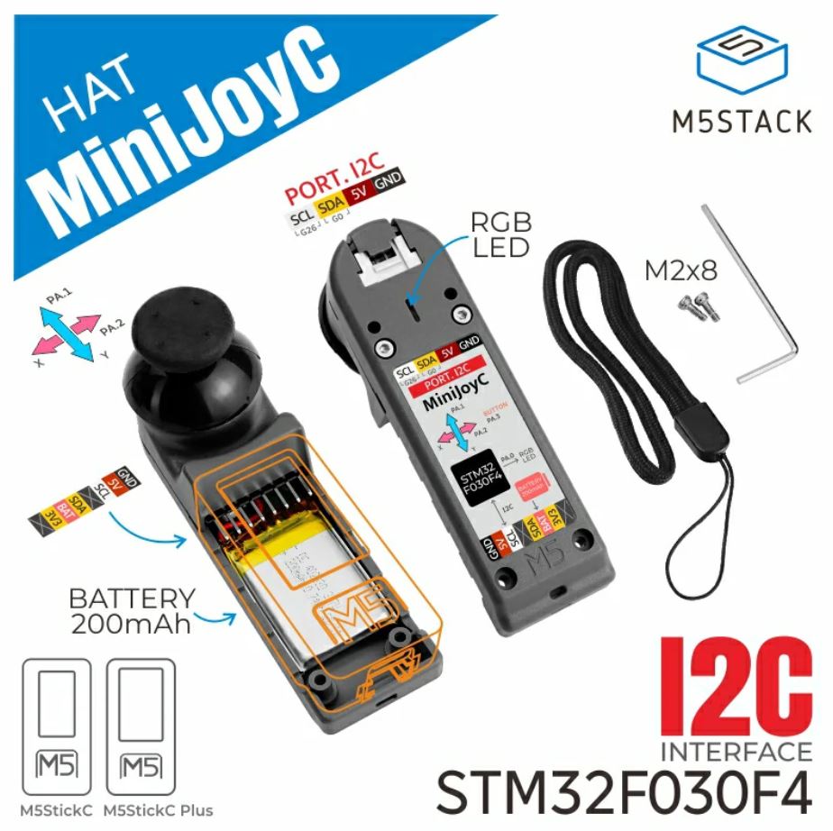 M5StickC ジョイスティックHat — スイッチサイエンス