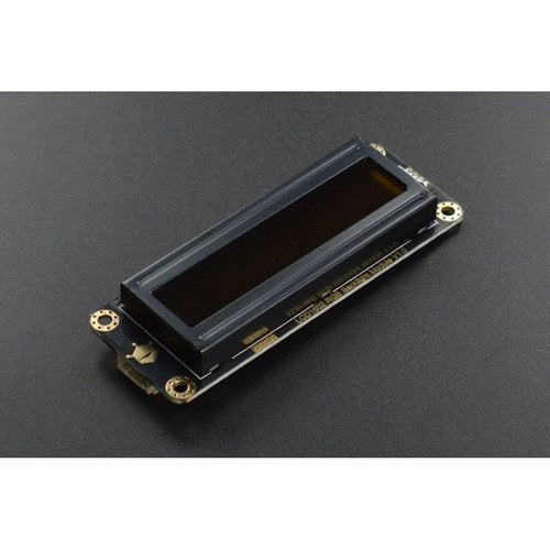 《お取り寄せ商品》Gravity: I2C 16x2 Arduino LCD with RGB Font Display (Black)