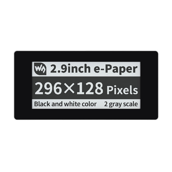 Raspberry Pi Pico用 2.9インチ e-Paper タッチディスプレイ（白黒）296×128