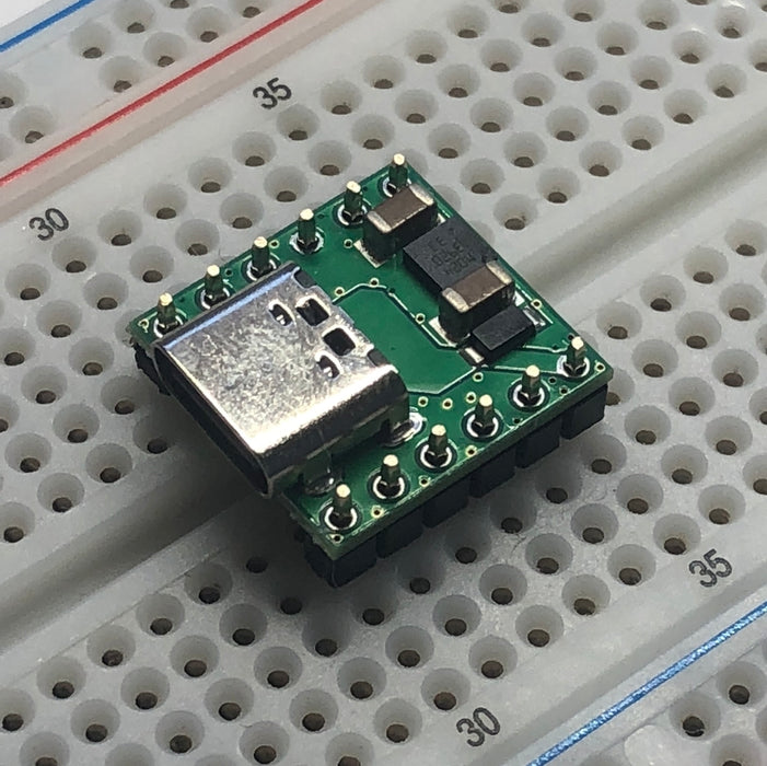 横型USB TYPE-C コネクタ(SBD/3.3V1A LDO内蔵)