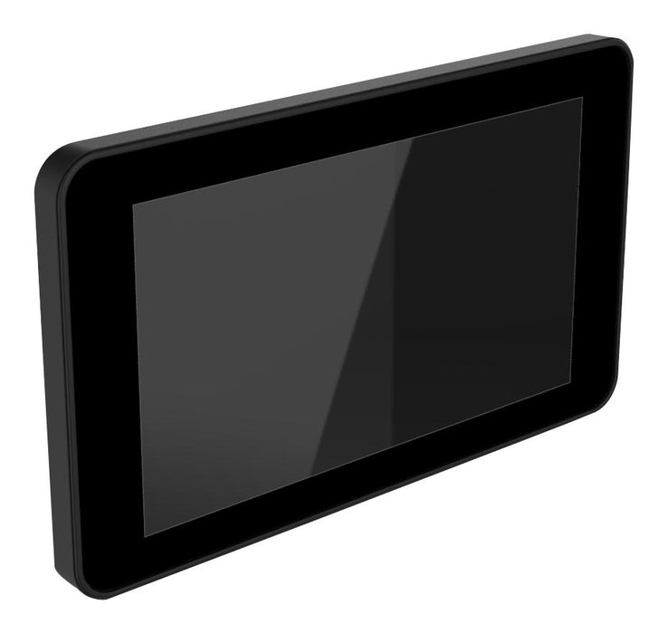 Raspberry Pi 4 + 7インチタッチスクリーン用電源ボタン付きケース 黒--販売終了