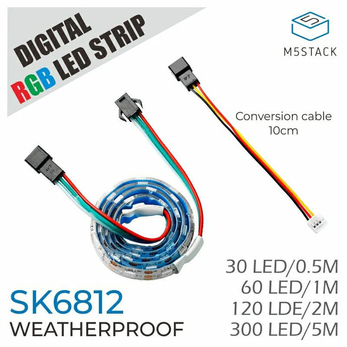 SK6812搭載 防水RGB LEDテープ 100cm（60LEDs）
