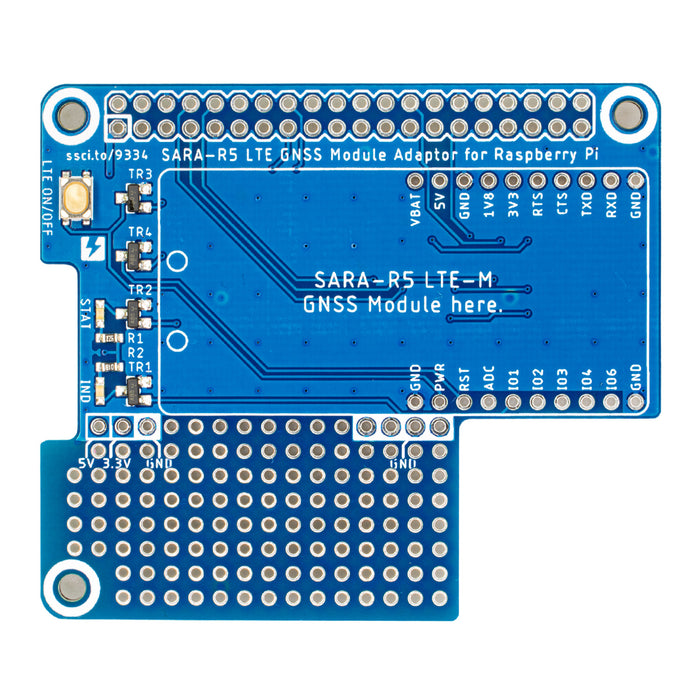 スイッチサイエンス Raspberry Pi用 SARA-R510M8S LTE-M/GNSSモジュールアダプター