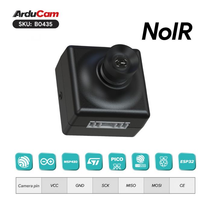 Arducam Mega 3MP SPIカメラモジュール （M12レンズ/NoIR）