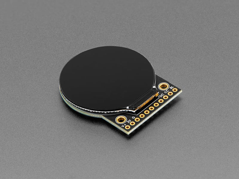 Adafruit 1.28インチ 240x240 microSDカードスロット付き円形TFT