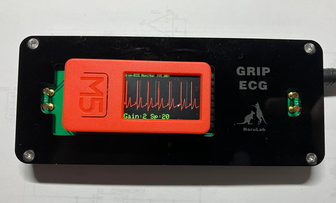 グリップ心電図センサユニット - GRIP-ECGSENS03