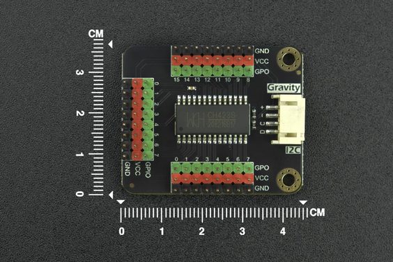 Gravity - CH423 I2C 24ポート デジタルIO拡張ボード