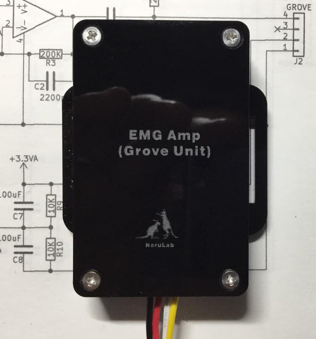 リスト筋電図センサGrove接続ユニット – WRIST-EMGGROVE02