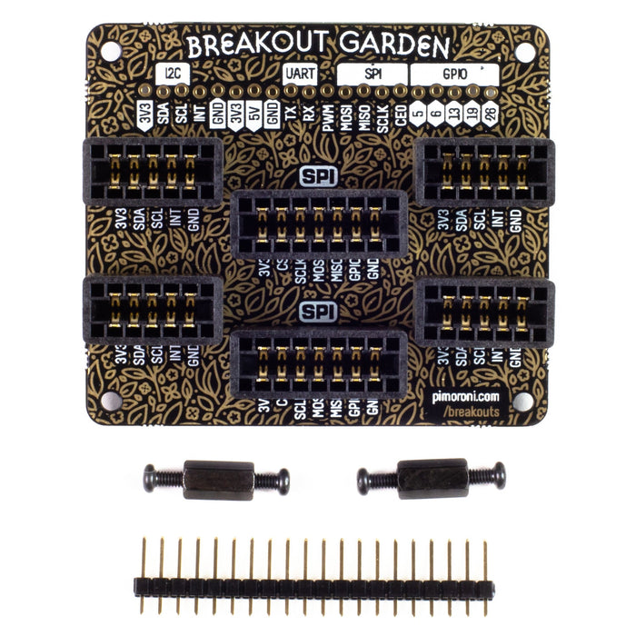 Raspberry Pi用Breakout Garden （I2C + SPI）