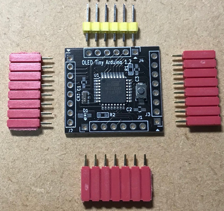 ATmega328 極小Arduino互換Board（OLED付き）（0.96”OLED 直結仕様）