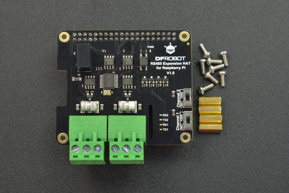 DFRobot Raspberry Pi用 2チャンネル絶縁 RS485 HAT