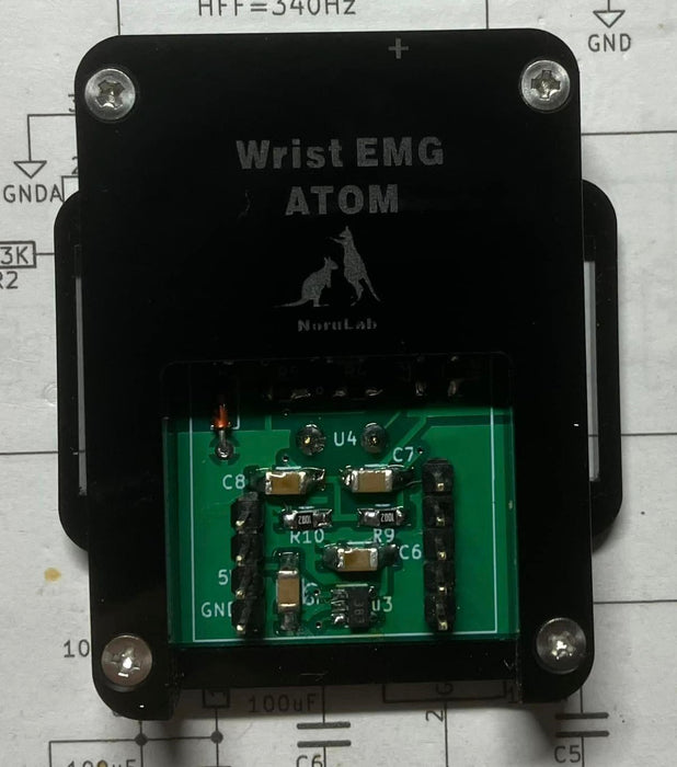 リスト筋電図センサATOMユニット–WRIST-EMGATOM01