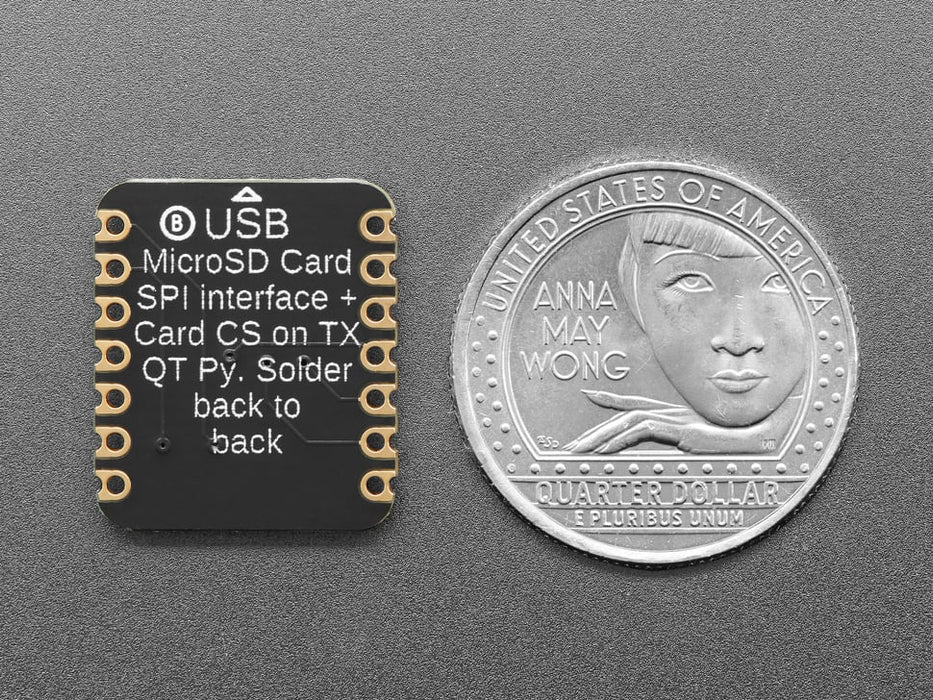 Adafruit QT Py / XIAO用 microSDボード